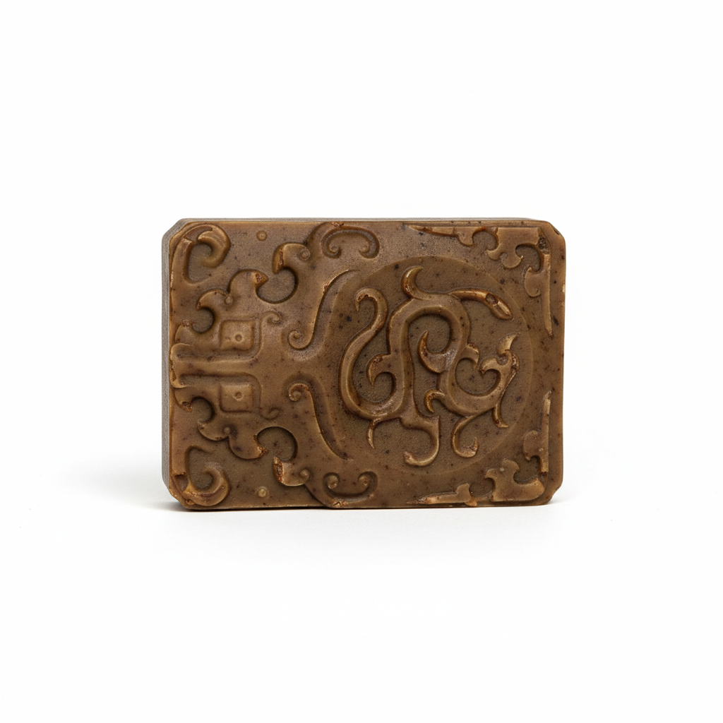 放大的正方形中式图案肥皂